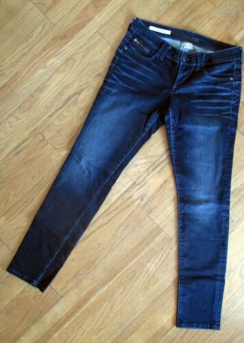 DECREE SUPER SKINNY DARK WHISKERED JEANS SZ 9 - Picture 2 of 7
