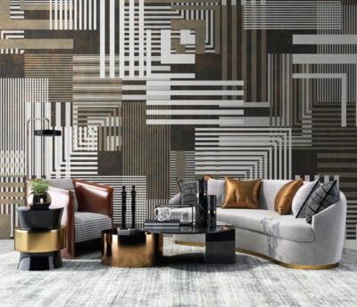 3D Retro Design E3184 Wallpaper Mural Paper Wall Print Indoor Murals CA Erin