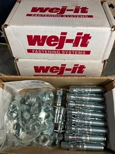 Box 25 ➕ WEJ-IT ANKR-TITE ATS-1223 1/2”x2 3/4” Concrete Wedge Anchor + FREE-pcs