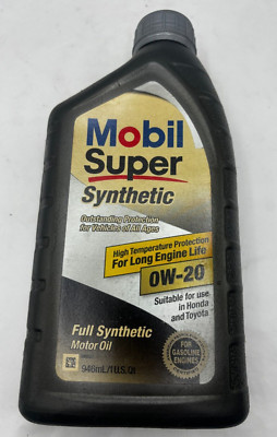 Mobil  Super Synthetic 0W-20 Motor Oil 