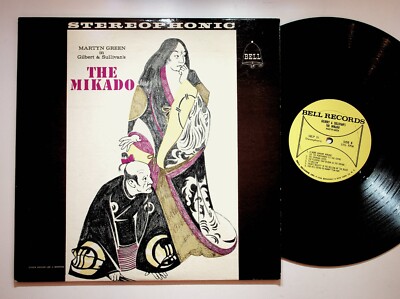 Gilbert & Sullivan The Mikado Martyn Green Vinyl LP Record VG+