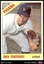 1966 Topps #378 Dick Tracewski Tigers 8 - NM/MT