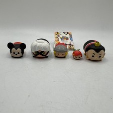 Lote de 5 Figuras Disney Tsum Tsum Mickey, Marvel Gato Negro, Thor, Ariel, Reina