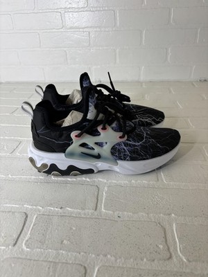 Nike React Presto Shoes Mens Size 9 Black Lightning Print Running AV2605-006