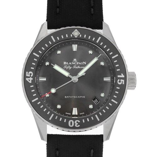 BLANCPAIN Fifty Fathoms Batis Calfskin 5100B-1110-B52A second hand mens