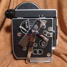 JUNK Bolex H16 Reflex 16mm Movie Film Camera Body Lens set Black Rare USED