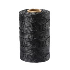 Black Nylon Twisted Twine 200ft 3mm UV Resistant Low Stretch Garden Camping