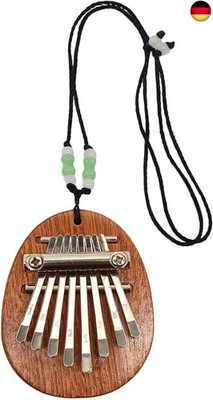 8 Tasten Tragbares Mini Kalimba Finger Daumen Klavier Marimba Musikinstrumente