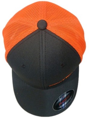 Cornwell Quality Tools Charcoal/Neon Orange Mesh Flexfit Cap | eBay