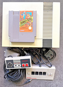 NES ORIGINAL NINTENDO KONSOLE -  KOMPLETT 👉OHNE DONKEY KONG NES SPIEL  👈 *👍*