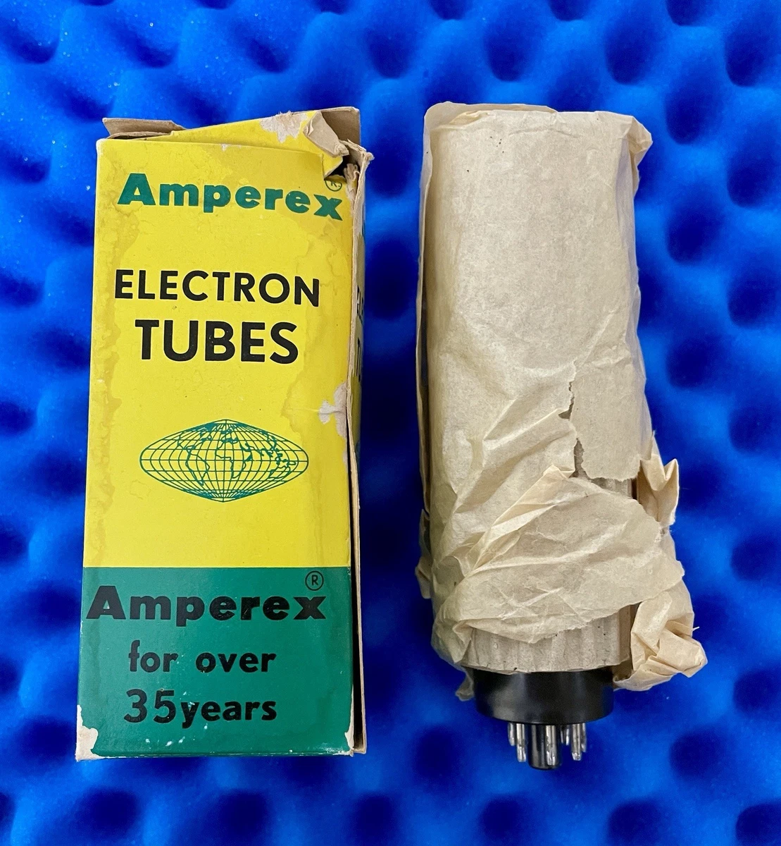 Paire De Lampes EL34 / 6CA7 Mullard Xf2 Code B - Tubes NOS Appairés