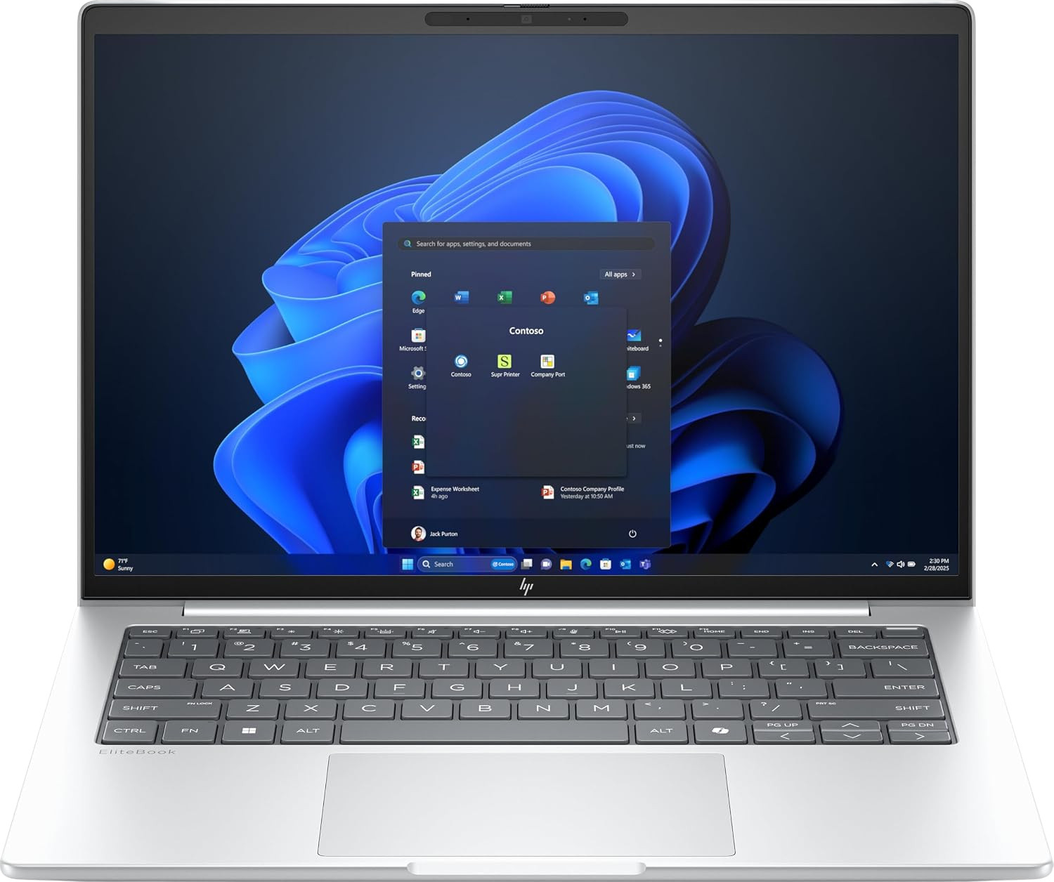 HP EliteBook 8 G1a 13.3" 2025 TS WUXGA Ryzen 5 230 32/512 GB QWERTZ silber Renew