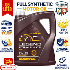 Mannol 0W-20 C5 Fully Synthetic Engine Oil dexos 1 MB229.71 RBS0-2AE 7921 5L 4.98 per litre