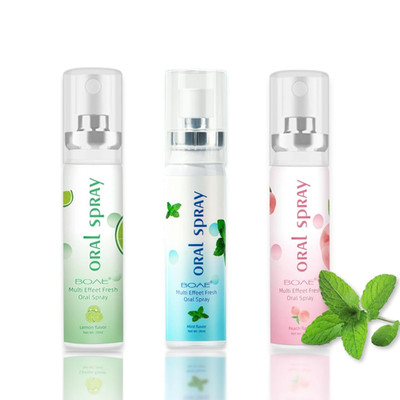 3PCS Oral Breath Spray, Natural Fresh Fruit Breath Freshener Spray Bad Breath Tr