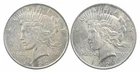 1922 & 1924 & Peace Silver Dollar $1 Bullion Collection Lot *921