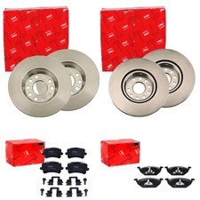 TRW BREMSSCHEIBEN + BELÄGE VORNE + HINTEN passend für VW PASSAT 3C B6 B7 CC