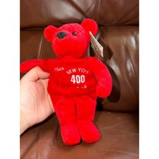 Salvino's Mac Bammers Mark McGwire 400 HR New York 5-8-98 Red Plush Bear 25