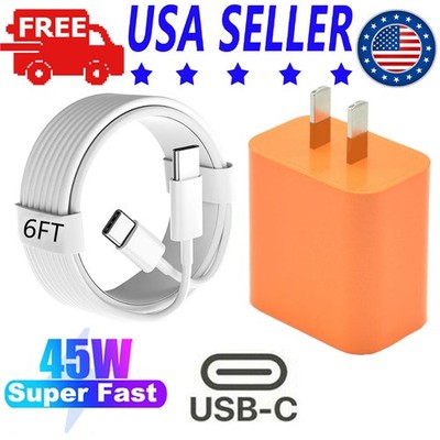 45W Super Fast Wall Charger USB-C Type C For Samsung Galaxy Z Fold6 Fold5 Fold4