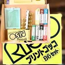 RISO Print Gocco B6 Vintage Japan DIY Screen Printing Kit for Card Crafts Manual