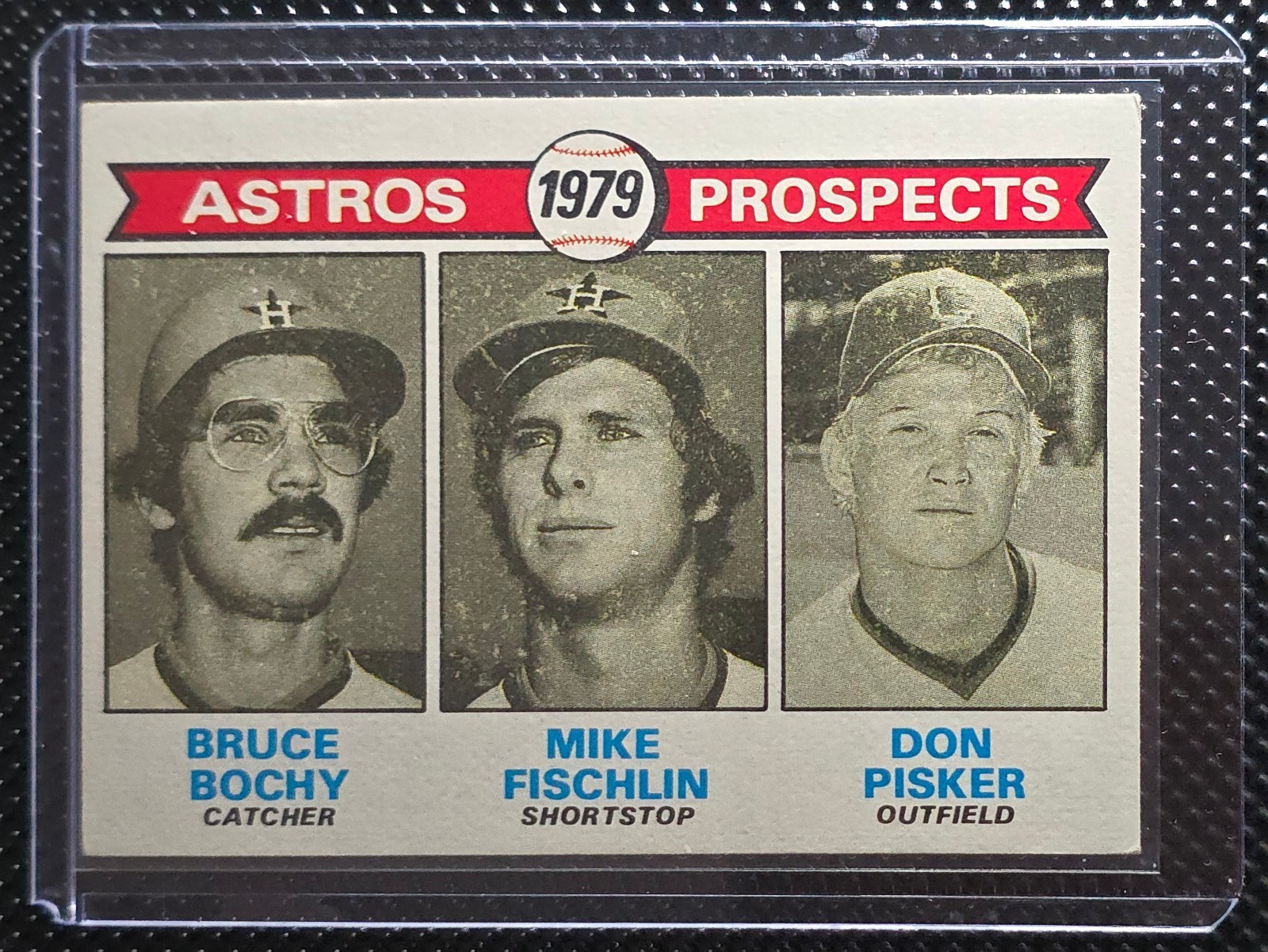 1979 Topps Bruce Bochy Mike Fischlin Don Pisker Astros Prospects #718 RC