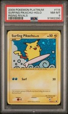Pokemon Surfing Pikachu Rising Rivals Holo Secret Rare #114 PSA 8 NM-Mt on eBay