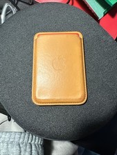 Apple Leather Wallet with MagSafe for iPhone - Golden Brown - Used Condition