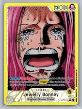 Jewelry Bonney (100) (Alternate Art) OP13-100 Carrying On His Will Foil NM