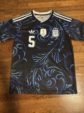 Argentina 2026 Away Jersey- Paredes #5, Adult Large