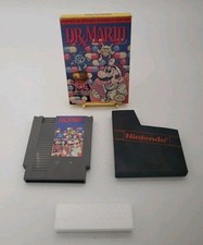 Dr. Mario NES (Nintendo Entertainment System) Box + Game TESTED! Missing Manual