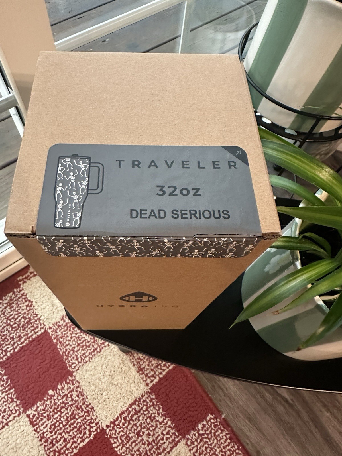 Hydrojug Traveler 32oz Glow N Dark DEAD SERIES, NIB, Sold Out Fast Shipping