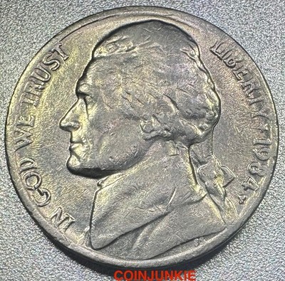 1984 P Jefferson Nickel-RETAINED CUDDS BOTH SIDES-DDR-MUST SEE  