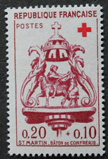 Timbre - FRANCE - Croix-Rouge - YT1278 - Neuf ** - 1960