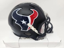 Lamar Miller  Signed Houston Texans Flat Black Mini Helmet JSA COA BUF