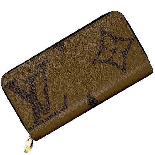 Louis Vuitton Zippy Wallet, round zipper long wallet, beige/brown, Giant