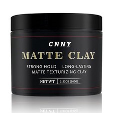 Men's Hair Styling Clay 3.53oz Firm Hold Matte Finish Natural Volume