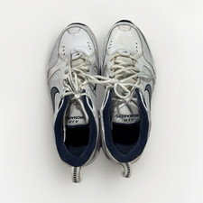 Nike Air Monarch IV 4E Wide Men's Athletic Sneaker White/Navy 416355-102