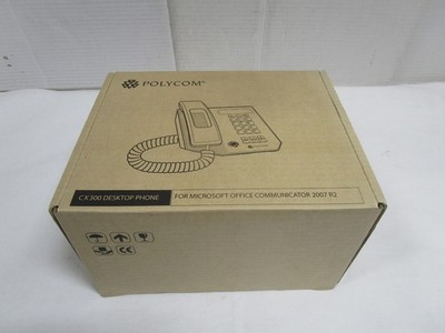 POLYCOM CX300 2200-32500-025 Desktop Office Telephone NEW OPEN BOX SEE PHOTOS