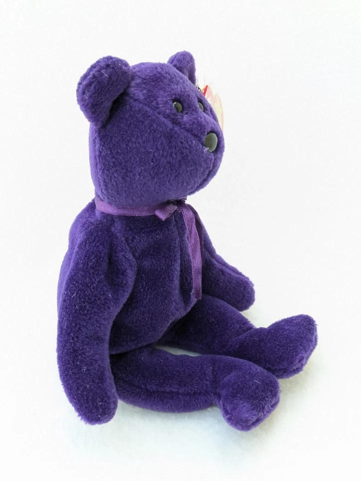 TY Beanie Babies Princess Diana Bear PVC Pellets  No Space Indonesia - Image 4 of 4