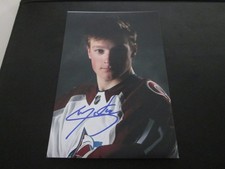 CALE MAKAR SIGNED AUTO COLORADO AVALANCHE 4X6 PHOTO- PRE NHL SIGNATURE # J18