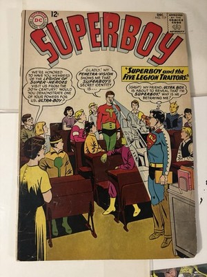 DC Comics Superboy #117 1964 Silver Age Legion Traitors Vintage Comic Book
