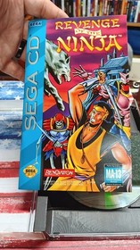 Revenge of the Ninja (Sega CD, 1993) COMPLETE