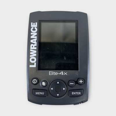 Lowrance Elite-4x Fishfinder Head Unit New-Old-Stock 90-Day Warranty