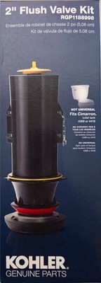 KOHLER RGP1188998 2'' Canister Flush Valve Kit - Black
