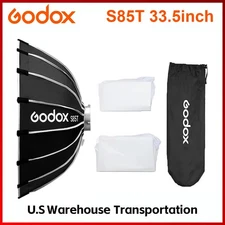 Godox S85T 33.5in Quick Release Umbrella Softbox-Bowen Mount for LED light COB