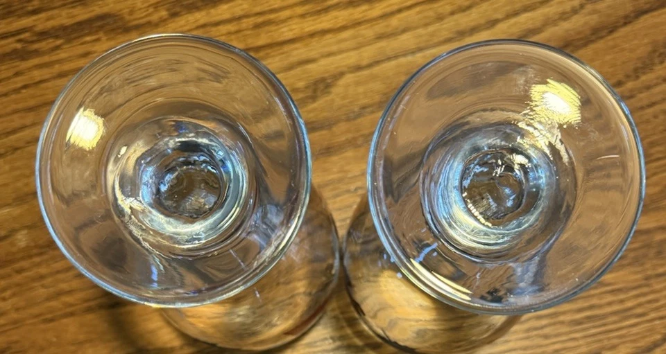 "Copas de agua de vino vintage Libbey hojas de otoño otoño acción de gracias Halloween 7""" Foto 3 de 4