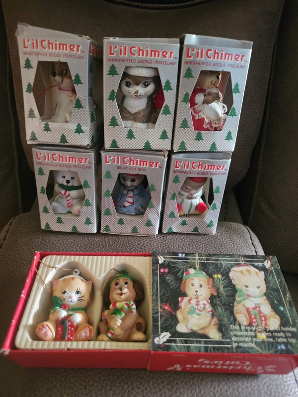 8 Vintage Christmas Ornaments