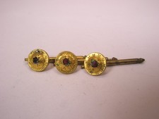 5/16" Red Rhinestone Vintage Formal Tuxedo Prom Shirt Stud set e16