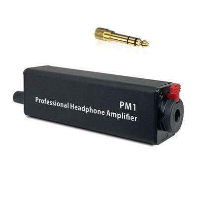 On Travel Headphone Amplifier for Musicians with 3.5mm 6.35mm Connectors