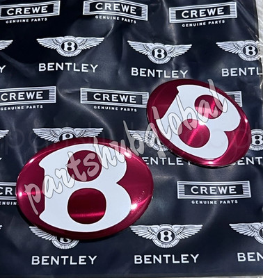 NEW Hood & Trunk B emblem badge for Bentley Continental GT GTc Flying Spur