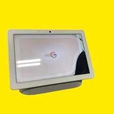 AS/IS Google Nest Hub Max w/ Google Assistant H2A Silver #9076 z38/4